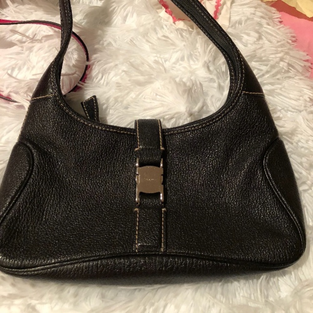 Black Ferragamo handbag